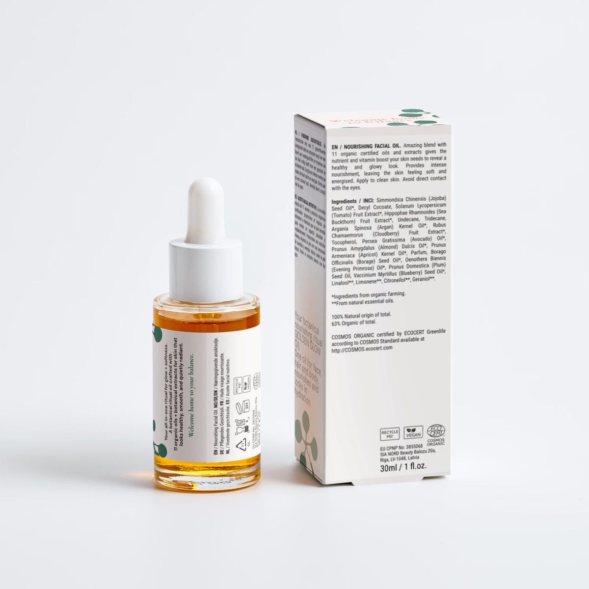 Facial oil for mature skin - Golden Glow Oil