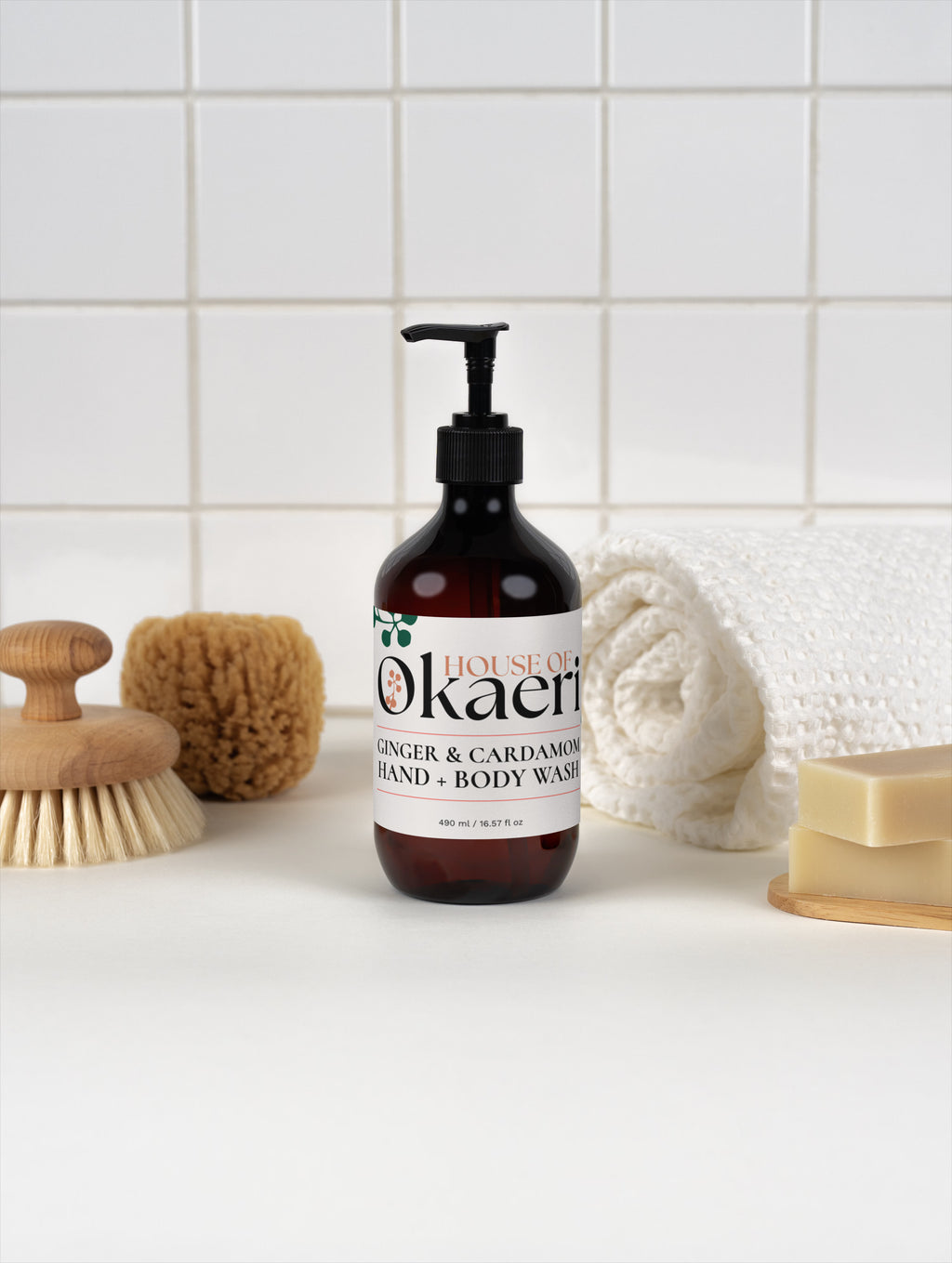 Ginger & Cardamom Hand + Body Wash